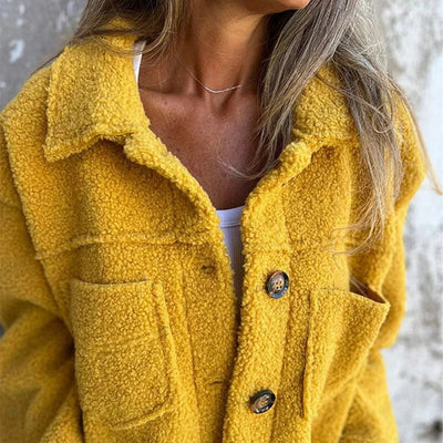 Claudia – Giacca Leggera in Bouclé con Rever neckline