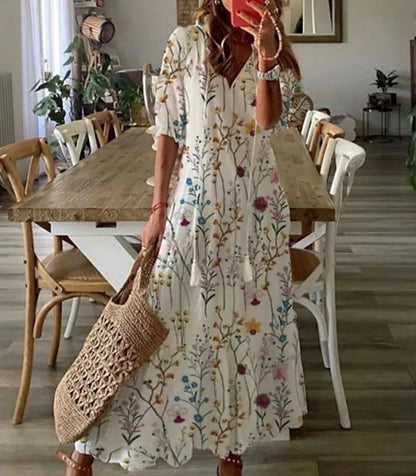 Dianna™ - Vestito Boho Elegante con Design per Coprire la Pancia e Comfort