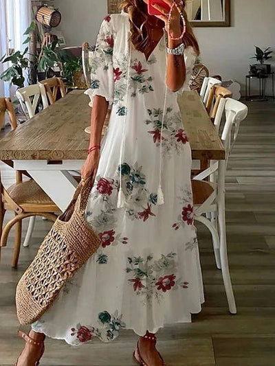 Dianna™ - Vestito Boho Elegante con Design per Coprire la Pancia e Comfort